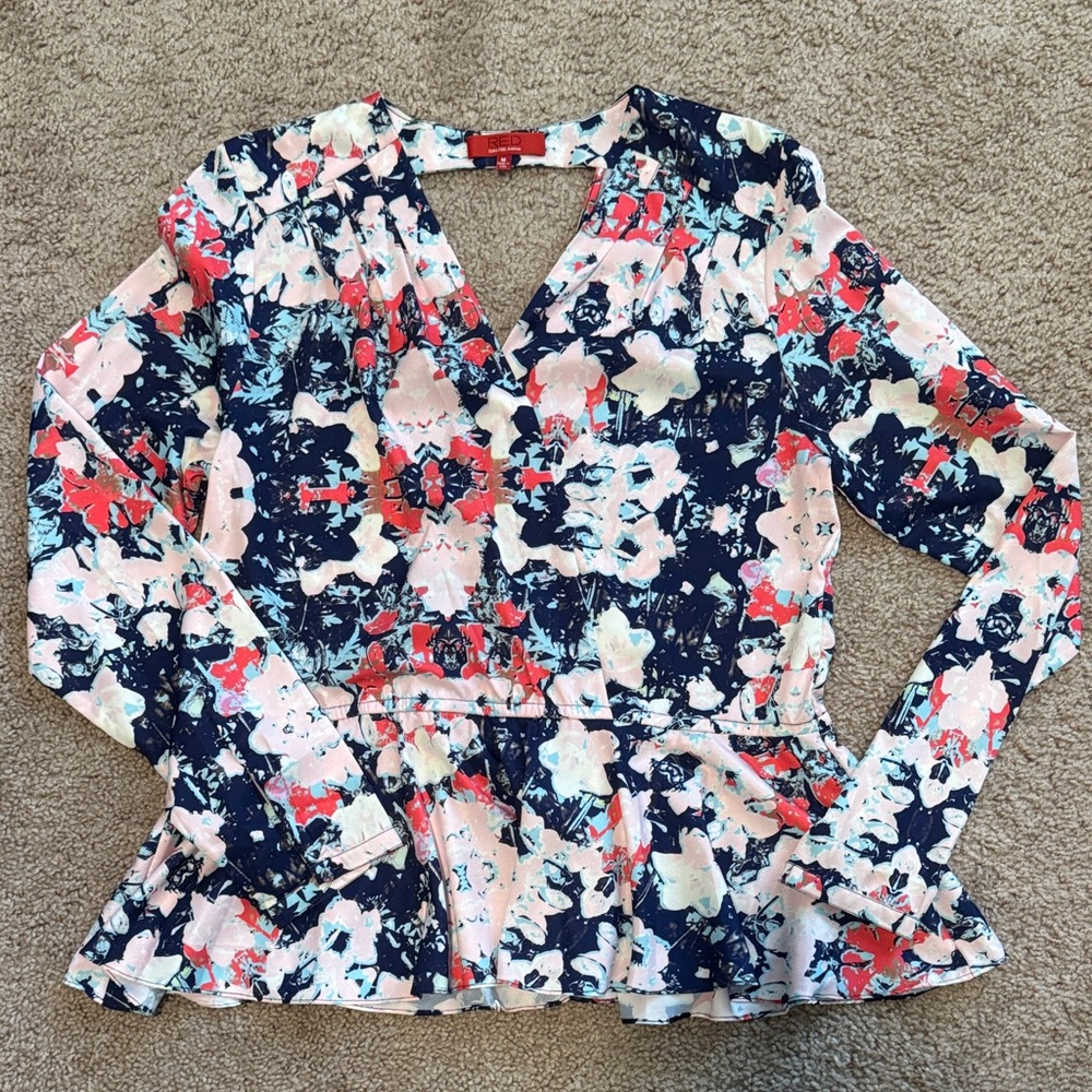 Saks Fifth Avenue Multicolor Floral Blouse